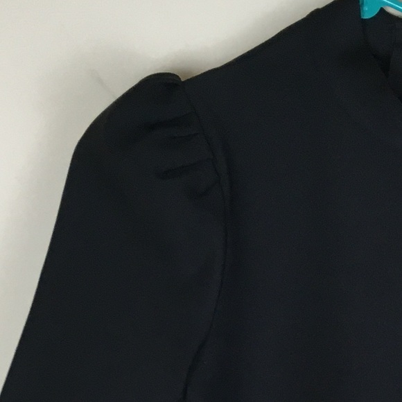 Black bodycon ruffle hem dress - Picture 8 of 9